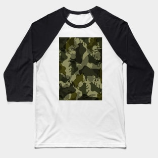 bull camouflage Baseball T-Shirt